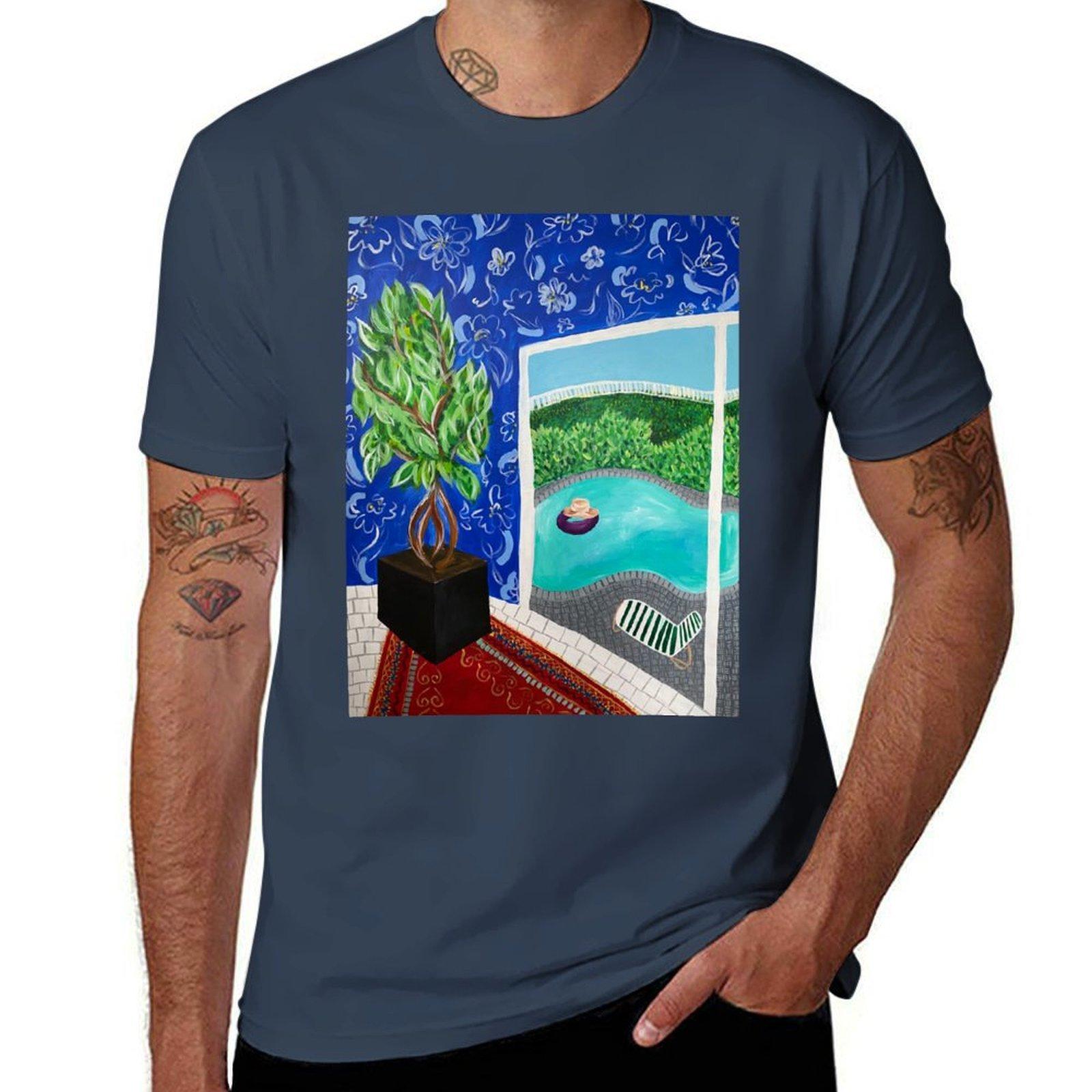 Pool Tshirt Athletic Fit Sports Short Sleeve Top S