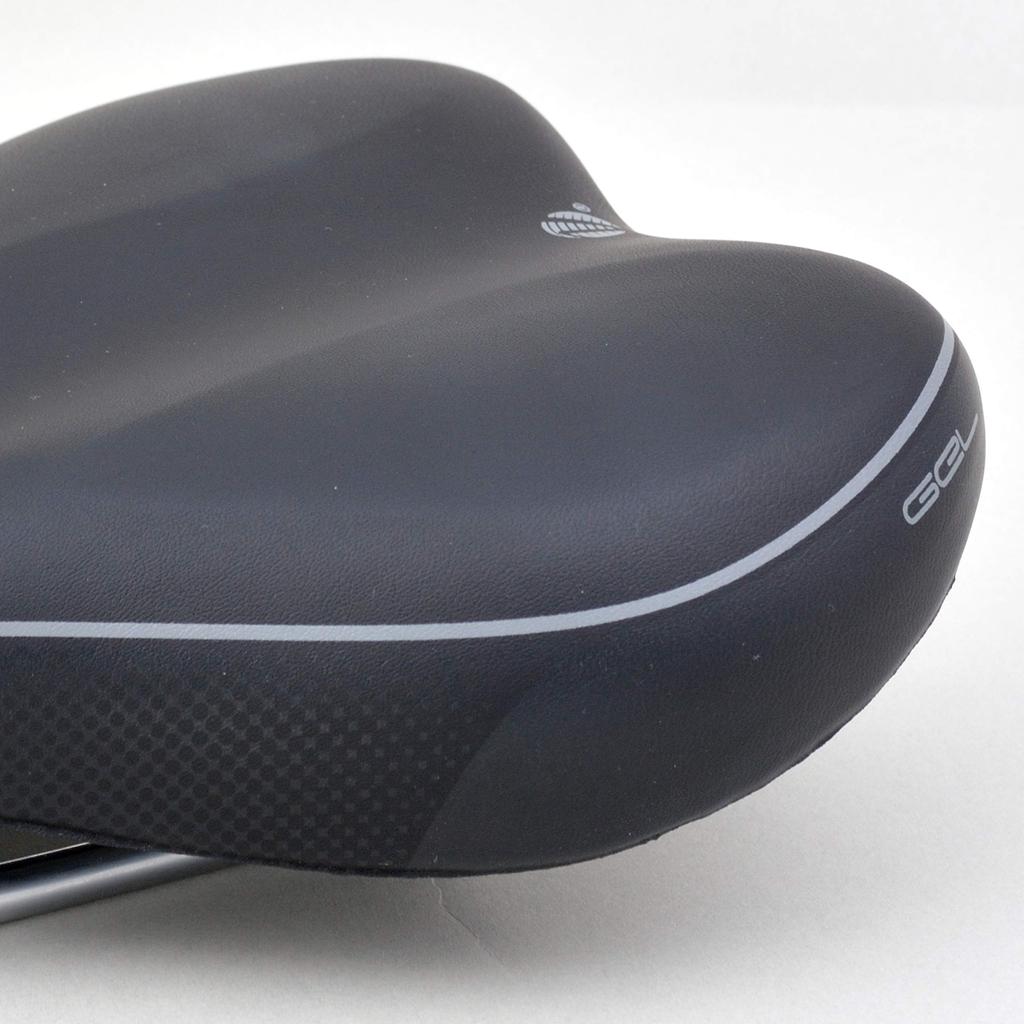 VELO Voam Fahrradsattel für 116877 [VL-4254] City-/Crossräder, Schwarz, Klein,