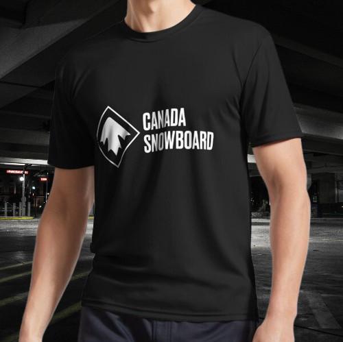 SNOWBOARD CANADA Logo T-Shirt Funny Size Mode American T-shirt S разноцветный