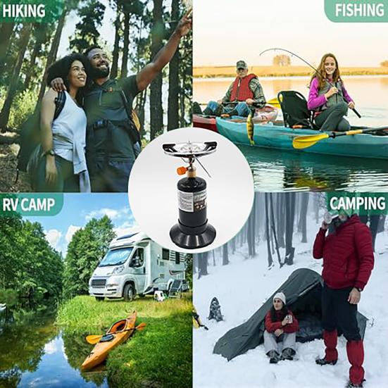 Portable Propane Stove Adjustable 10000BTU Outdoor Camping Backpacking Hiking Gas Stove Propane Burner Bottle Top Stove