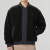 Adidas Solid Color Sports Casual Fleece Warm Loose Jacket Men Jacket Black IL8919