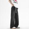 JYL Brand-new all-elastic tie daily minimalist loose straight pants