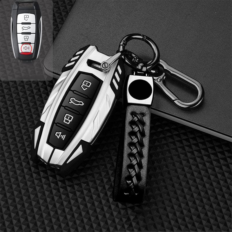 Alloy Key Case for Haval F7x H6 2023 Accessories Car Key Cover Keychain for Haval Jolion Joico Jollein F7 H6 Jolyon F7H Dargo