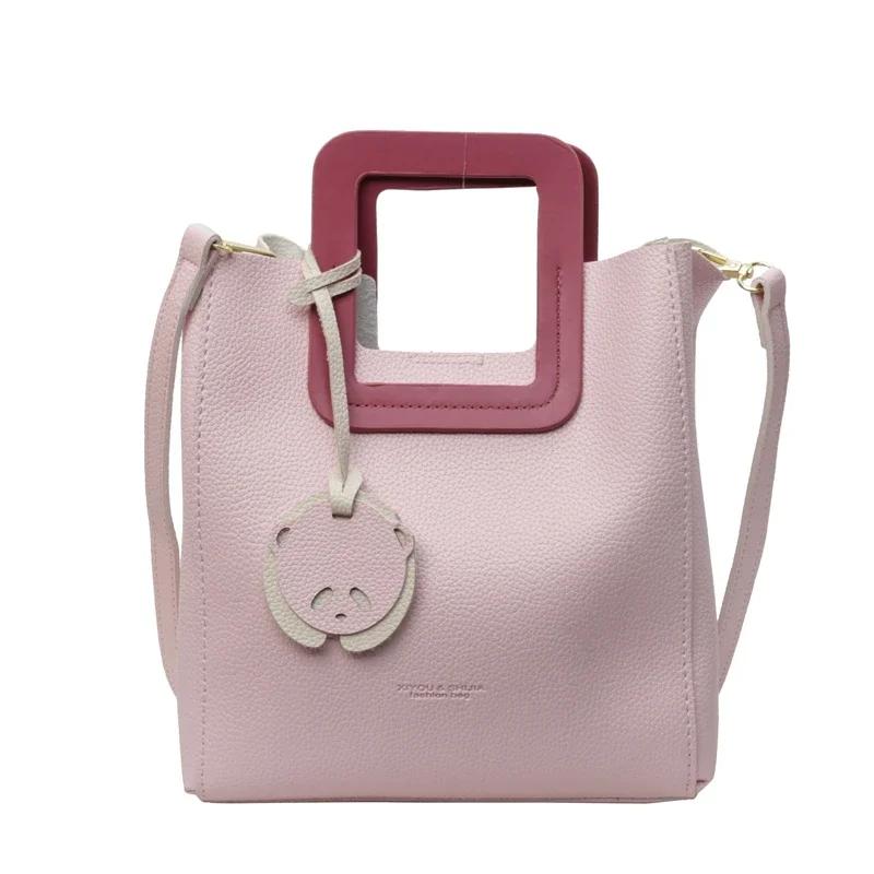 

Повседневные сумки через плечо с внутренним отделением, швейная линия высокого качества для женщин, модные женские сумки из искусственной кожи на молнии