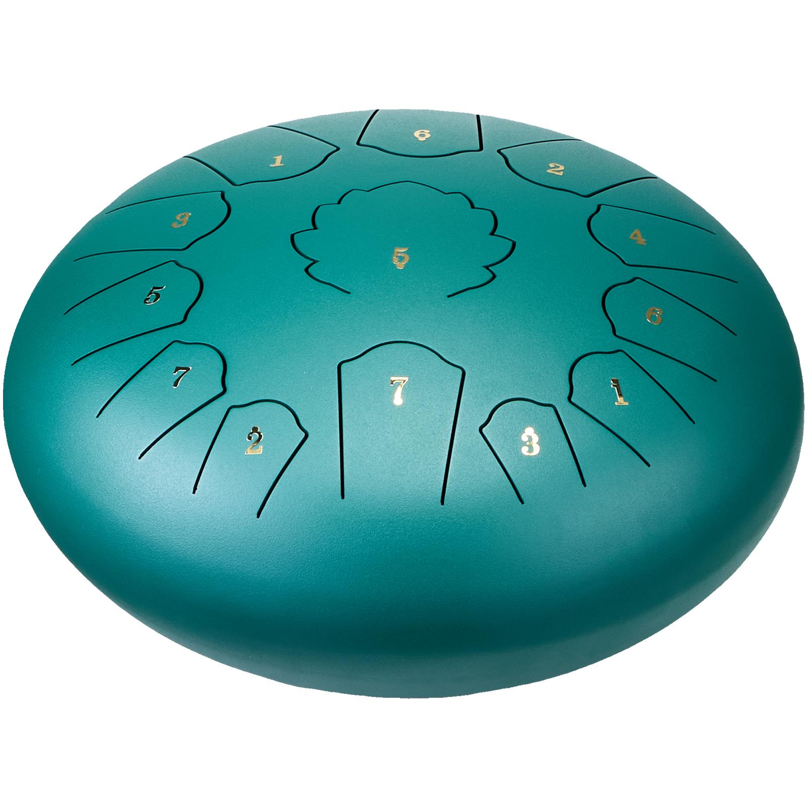 

SucceBuy Steel Tongue Drum 12 in&13 Notes Rain Drum for Outside Garden C Major Key Tank Drum with 2 Mallets & Carry Bag for Yoga UNITED KINGDOM