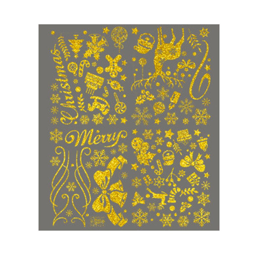 Electrostatic Glass Stickers On Christmas  And Christmas Stickers On Walls