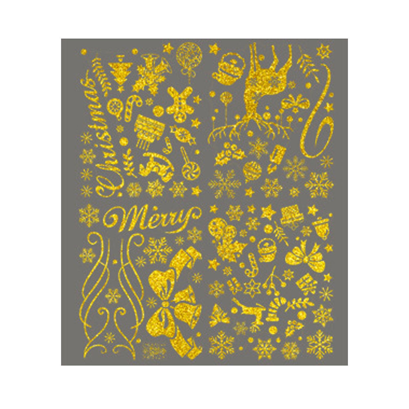 

Электростатические стеклянные наклейки на Рождество и рождественские наклейки на стены