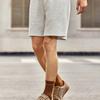Skechers Breathable Solid Color Mid-Rise Casual Shorts Men Shorts L226M017-0248
