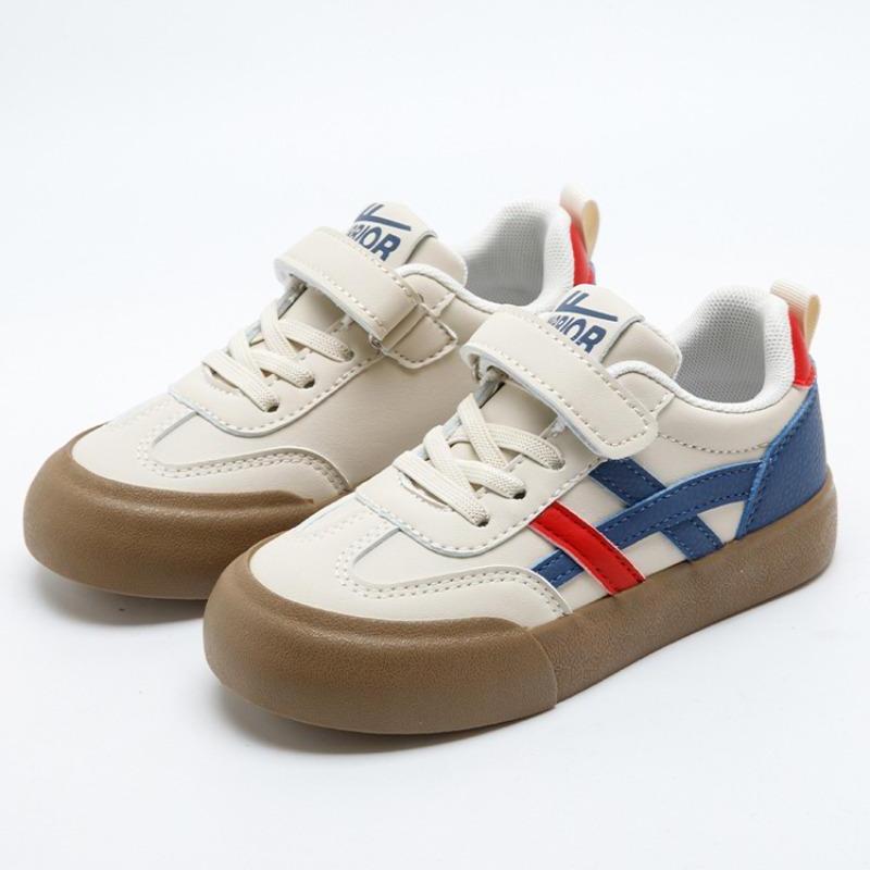 Warrior Classmate Осень Новые кожаные кроссовки для девочек Контрастные белые туфли — фото 3