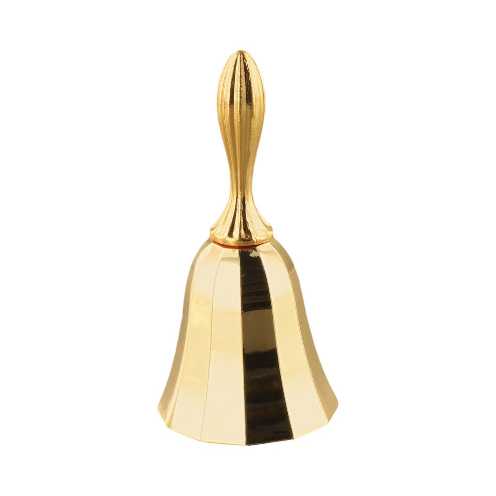 Clear Sound Metal Service Bell Dining Table Bright Loud Sound Compact Design Easy To Store Exquisite Craftsmanship