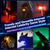 1 Pc Waterproof LED Pet Light Pendant USB Rechargeable Dog Cat Safety Night Walking Light 3 Modes 8H Battery Life