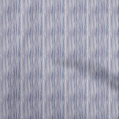 Cotton Flex Blauer Stoff Streifen Nähstoff Meterware Bedruckt DIY Kleidung Nähzubehör 40 Zoll