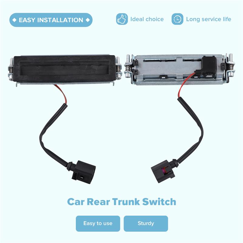 A58X-Car Rear Trunk Switch Push Button Electric Lid Lock Actuator Electric Lid Lock Actuator