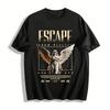 Vintage Angel Escape From Reality Graphic Print T-Shirt Pure Cotton T-shirt
