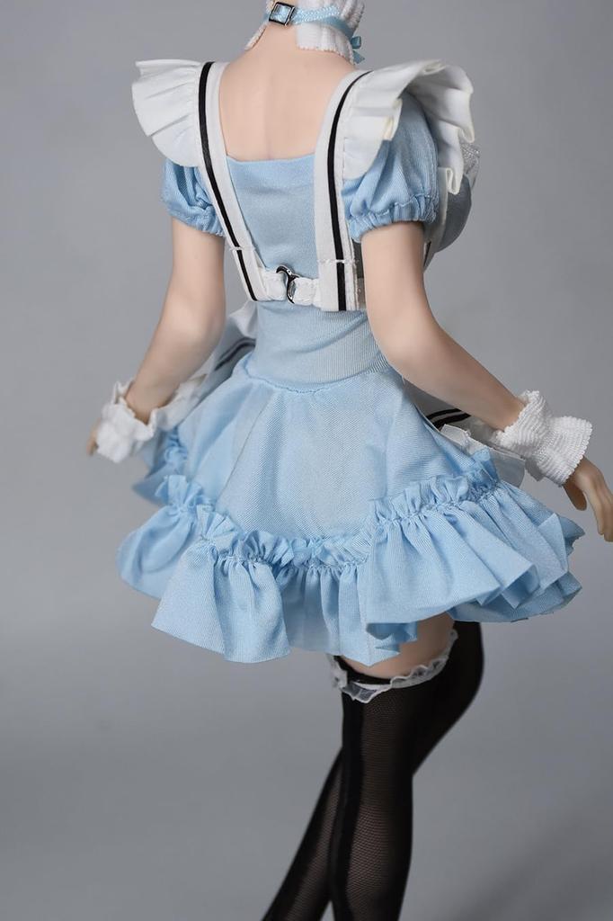 Scale Action Figure Set for TBLeague GS Style Action Sexy Beautiful Woman Maid Outfit Set and Head Not [TOYBARJAPAN] 1/6 Figures, (Body Included)