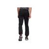 adidas Logo Print Elastic Waist Joggers Men Bottoms Black HF6534