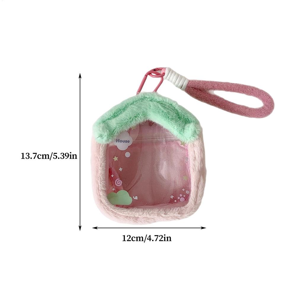 

Плюшевая сумка для демонстрации Плюшевые мешочки для хранения кукол Прозрачная защитная сумка для аниме-конвента Коллекции игрушек Полка для путешествий Комната в общежитии розовый