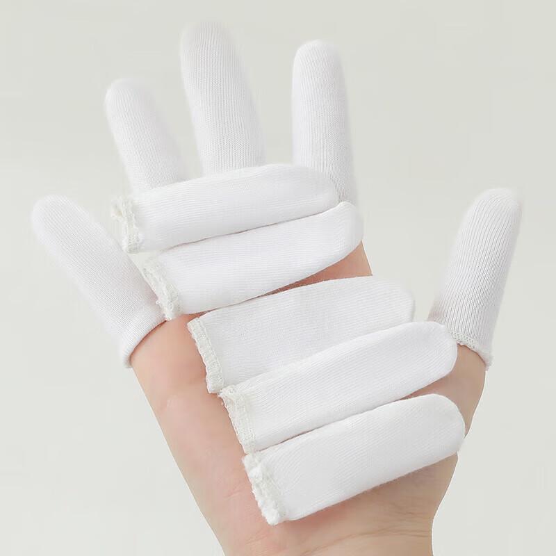 Cotton Finger Cots (1000 Pcs/Pack) белый