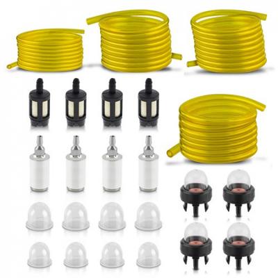 Fuel Filter Line Primer Bulb Kit 4Size For Walbro WT-23A WYJ-33 WYJ-86 188-512-1