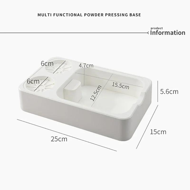 Coffee Tamping Station Organizer Stand with Knock Slag Bucket Universal Portafialter ABS Holder Espresso Accessories Barista