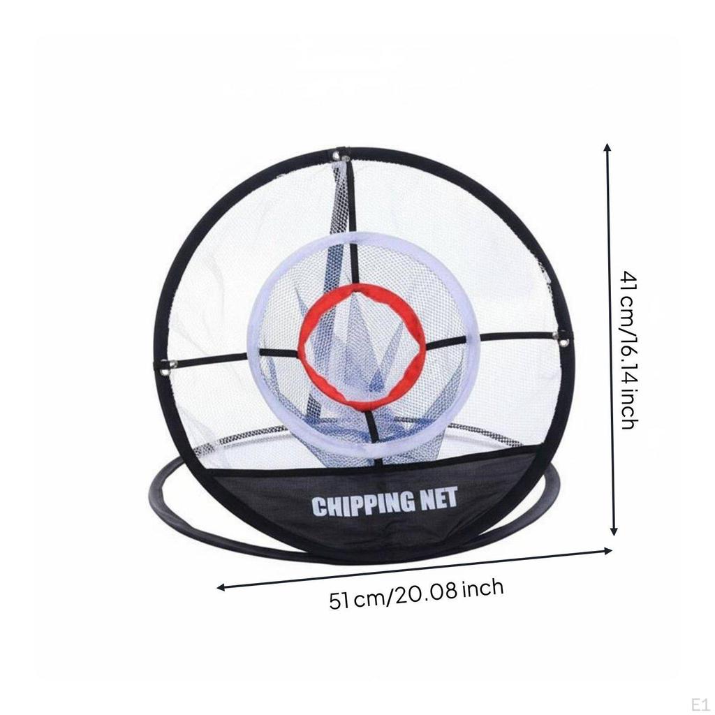 Golf Chipping Net Indoor Outdoor Use Set Quick Setup Portable Swing for Beginners,