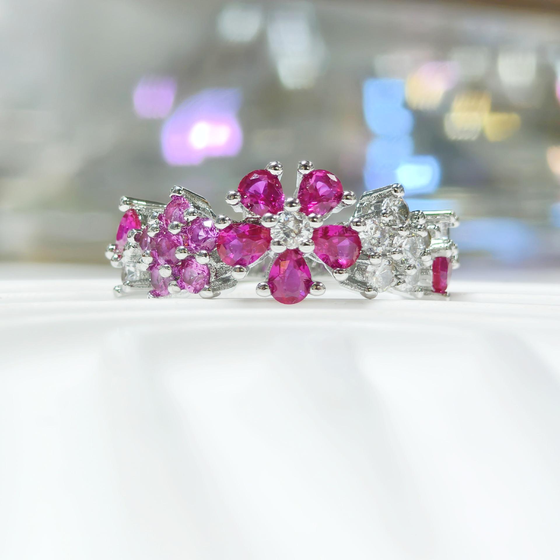 

Gusien Jewelry s Midsummer Night s Dream 5-Piece Set: Necklace, Pendant, Ring, Earrings & Bracelet in Red Hot Style.