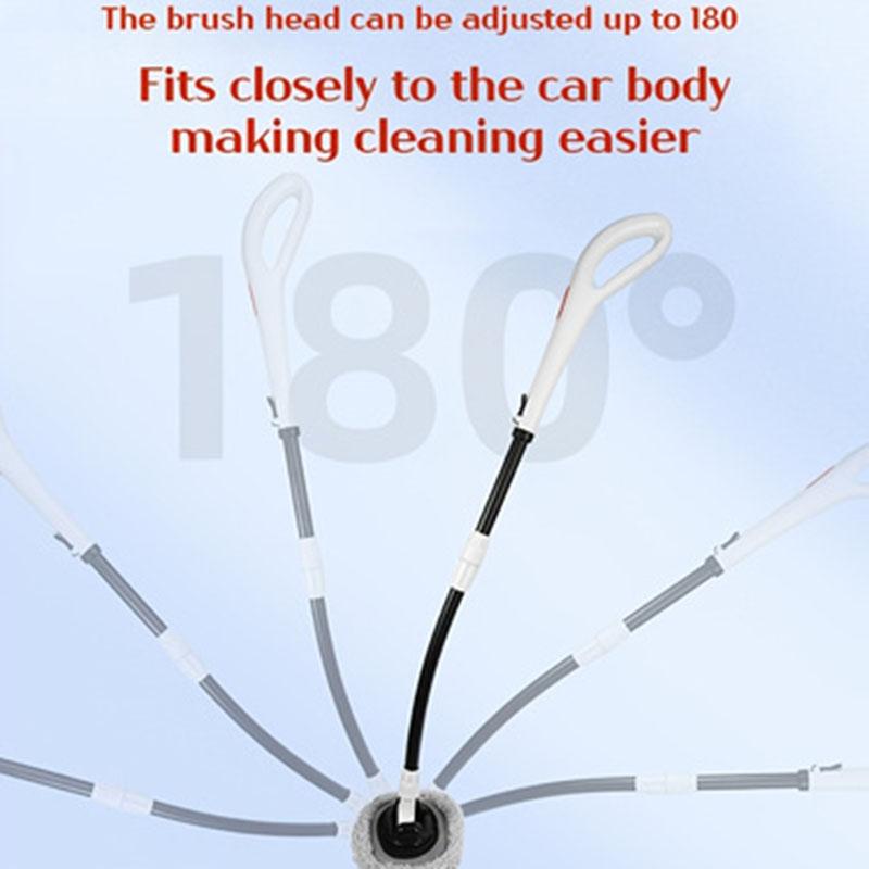 Car Wash Mop Cleaning Brush Telescoping Long Handle Cleaning Mop Bent Bar Car Wash Brush Car Cleaning Tools
