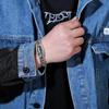 Turkos Sex-teckens Mantra Nioögon Dzi-pärlarmband Herr Transshipment Hipster Personlighet Damarmband i Silver