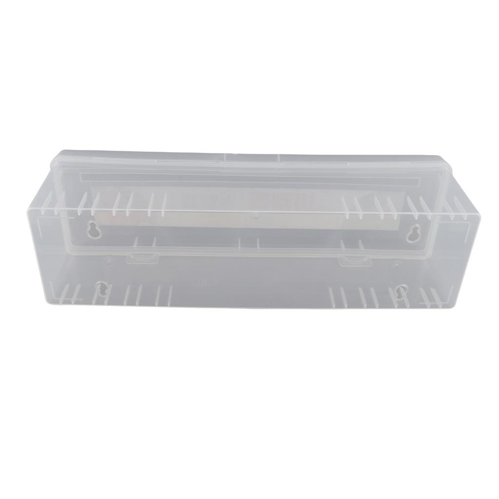 Plastic Cling Film Dispenser Box with Cutter for Kitchen Food Storage