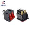 KCD8 6PIN 16A 250V 20A 125V Double Light Switch Rocker Switch Waterproof ON-OFF KCD6 Boat Power Switch