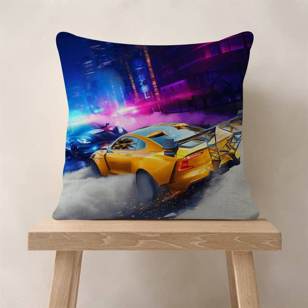Pc NNeed For SSpeeds Game Pillow Cushion Cover Pillowcase Living Room Sofa Home Decor Customized