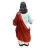 5palcová figurka Ježíše s otevřenými pažemi Ručně malovaná náboženská socha Ježíše Pryskyřičná křesťanská socha pro duchovní sbírku Domácí dekorace