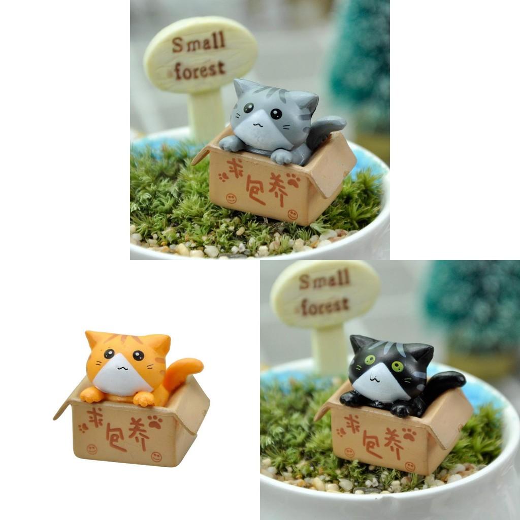 Doll Cat Cartoon Car Mounted Desktop Micro Landscape Decoration Gift Student