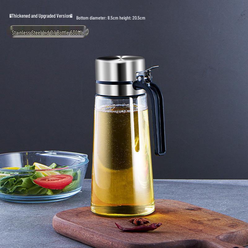 304 Edelstahl Auslaufsicheres Öl- & Essigflaschen-Set
