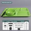 A5 Melamine Divided Fast Food Plate
