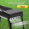 Foldable Charcoal Grill: Medium/Large Portable BBQ Rack for Home & Outdoor Use