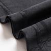 Men's Silk T-shirt Summer Short-sleeved Mulberry Silk Polo Shirt Fashionable Dark Pattern Thin Half-sleeved Top Sweatshirt