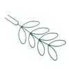Small Trellis for Potted Plants Wrought Iron Leaf Shape Garden Trellis for Indoor Outdoor Decorative Climbing Plants