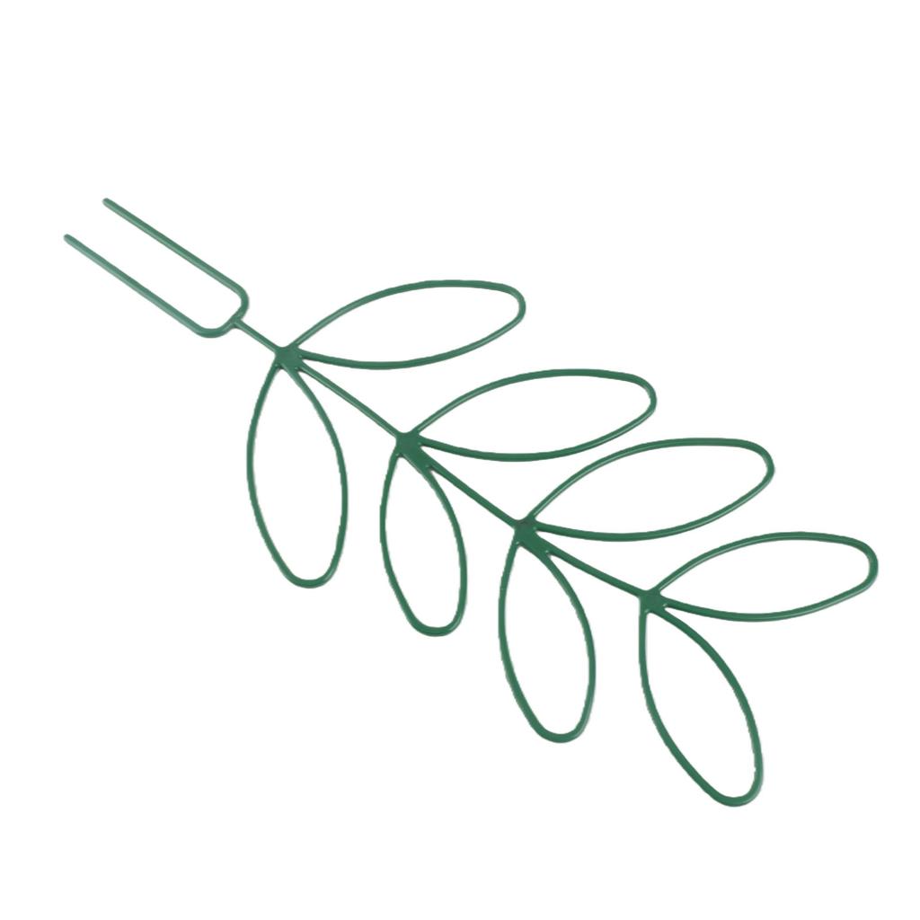 Small Trellis for Potted Plants Wrought Iron Leaf Shape Garden Trellis for Indoor Outdoor Decorative Climbing Plants