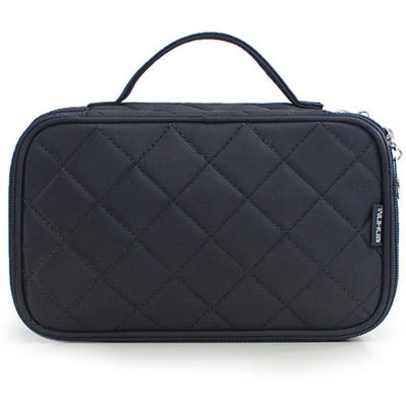 Double Layer Nylon Cosmetic Bags Women s Cosmetic Vanity Travel Organizer Professional Storage Brush Necessary Makeup Case | Cosmetic | Cosmetic Nylon