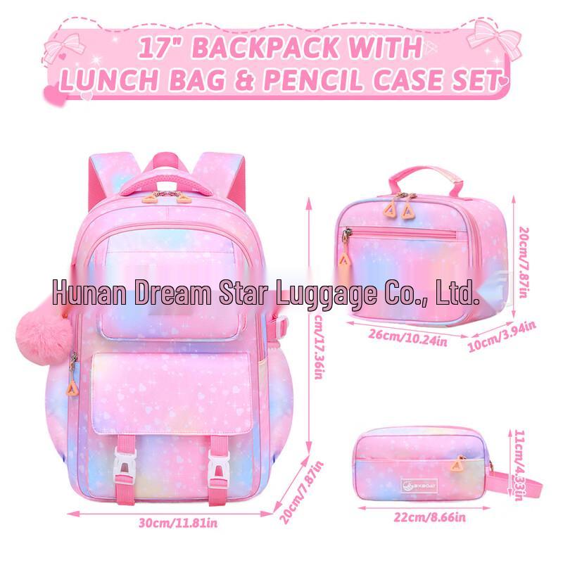 SAIERNA Student Backpack 3-Piece Set