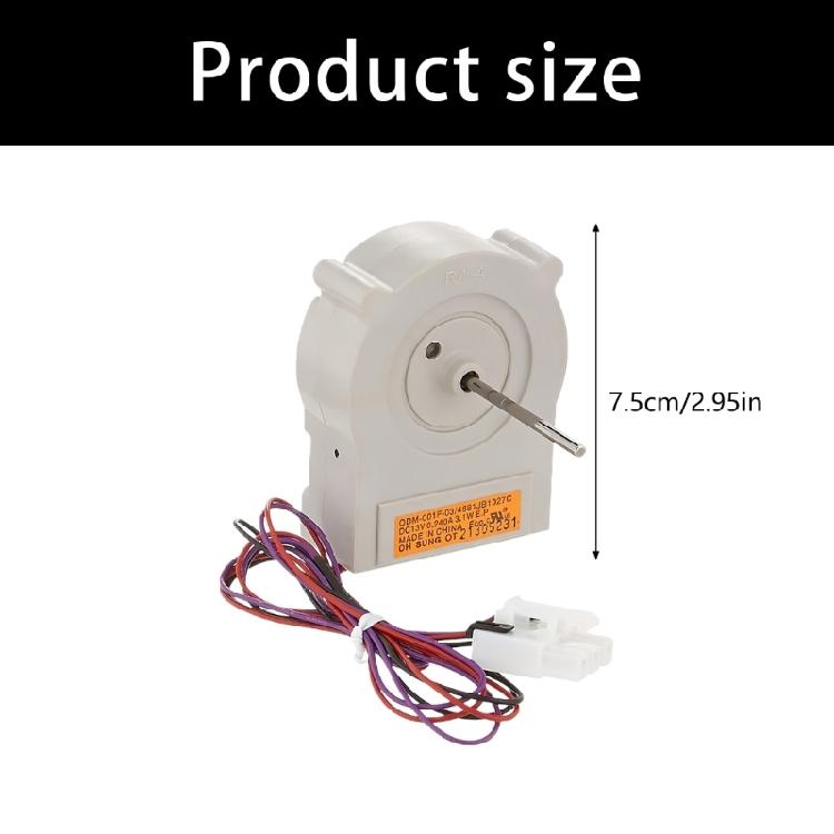 D4612AAA21 Refrigerator Fan Motor Replacement Cooling Fan Motor Replace for B20CS80SNB/01 B20CS50SNB/01 B20CS51SNI/01