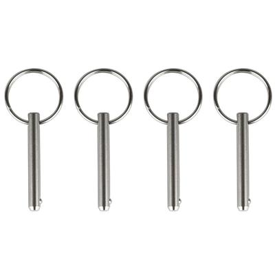 4 adet tekne Bimini deniz tekneleri-gemiler için üst montaj donanımı hızlı bırakma pimi