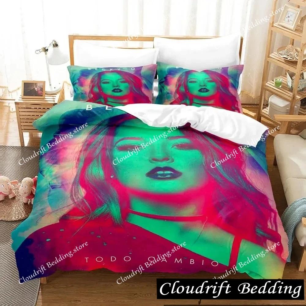 3D Print Sexy Girls Becky G Bedding Set Duvet Cover Bed Set Quilt Cover Pillowcase Comforter King Queen Size Boys Adult Bedding