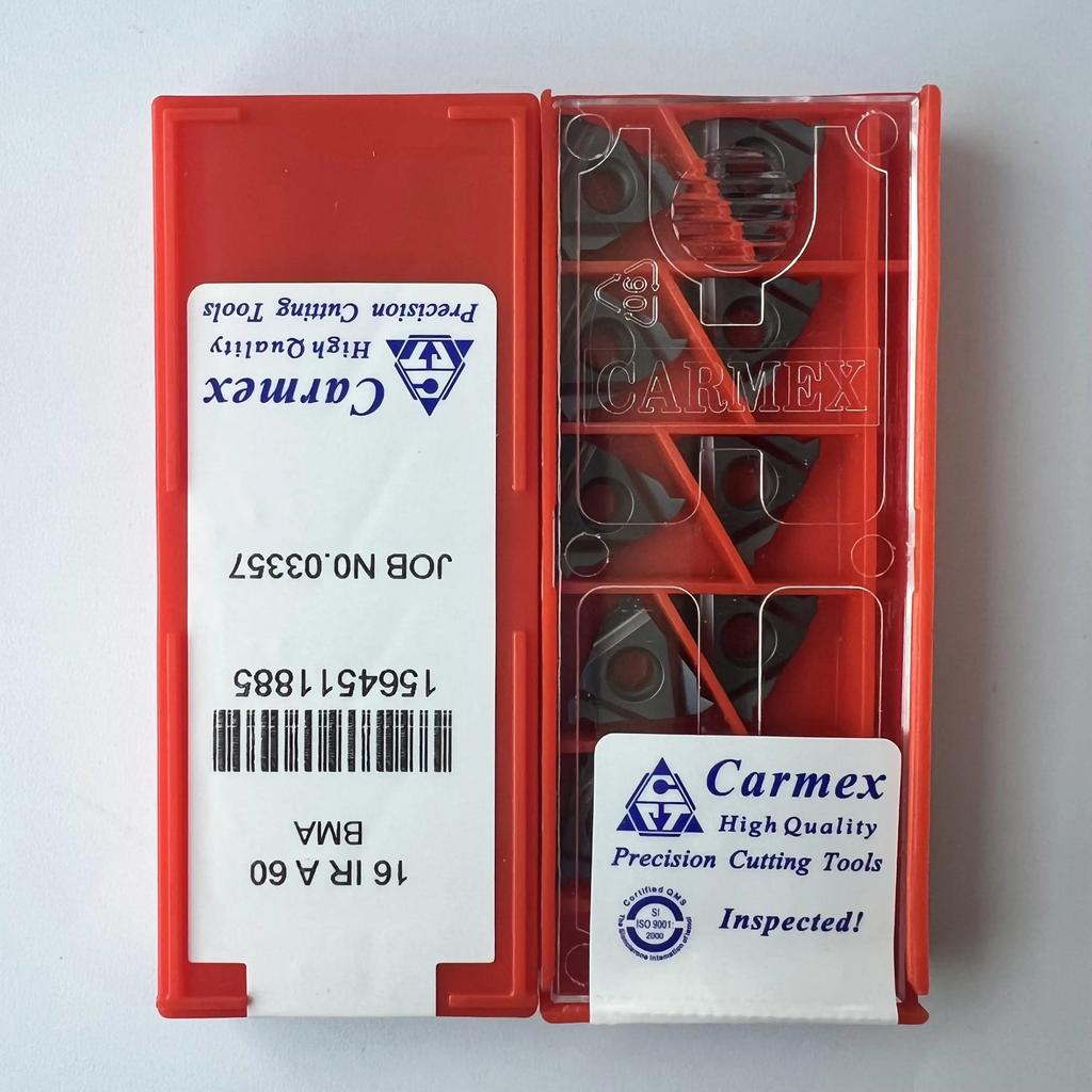 Original / 16IRA60 BMA / Industrial indexable Carbide Inserts 10 Pcs