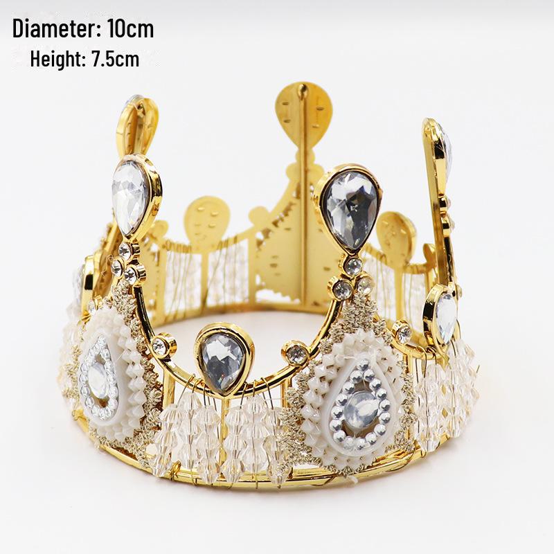 

Ретро черная легкая пластиковая корона для украшения торта для взрослых