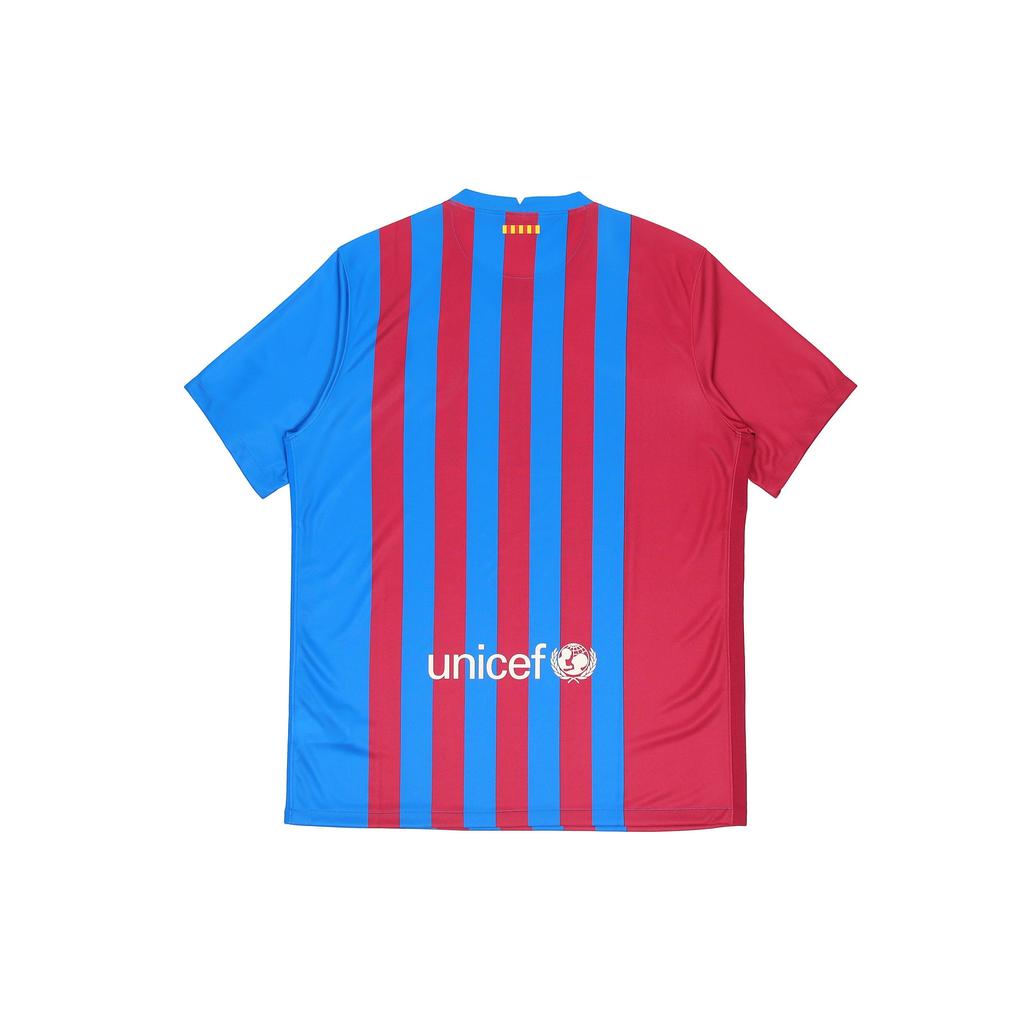 Nike Domácí dres FC Barcelona sezóny 21/22 s krátkým rukávem pánský topy modrý CV7891-428