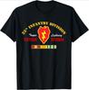 25. Infanteriedivision Vietnam-Veteranen-Musterdesign - 100 % Baumwolle Sommer Freizeit Rundhals-T-S