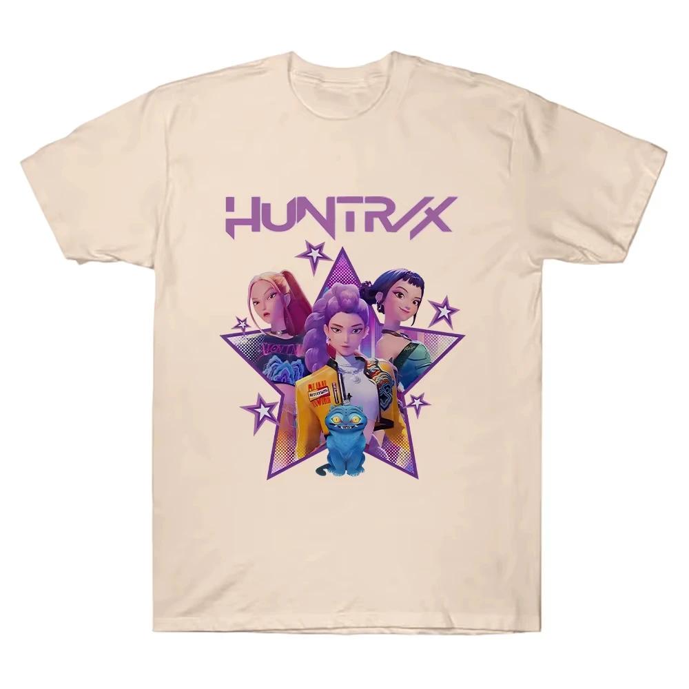 KPop Lovci démonů Trička Rumi Pánská Dámská O-výstřih Krátký rukáv Topy Tričko Dárkové oblečení pro fanoušky Módní Bavlna Pohodlné Tričko