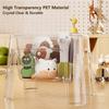 Multi-Functional Acrylic Storage Stool - Thickened PP Transparent for Living Room Bathroom Pet Supplies